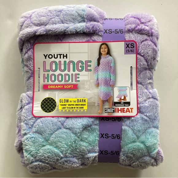 32 Degrees | Pajamas | 32 Degrees Heat Youth Glow In The Dark Lounge Hoodie  Xs | Poshmark